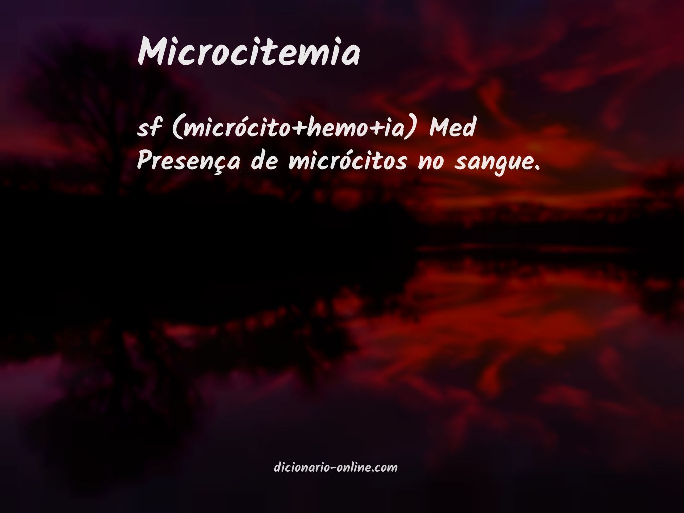 Significado de microcitemia