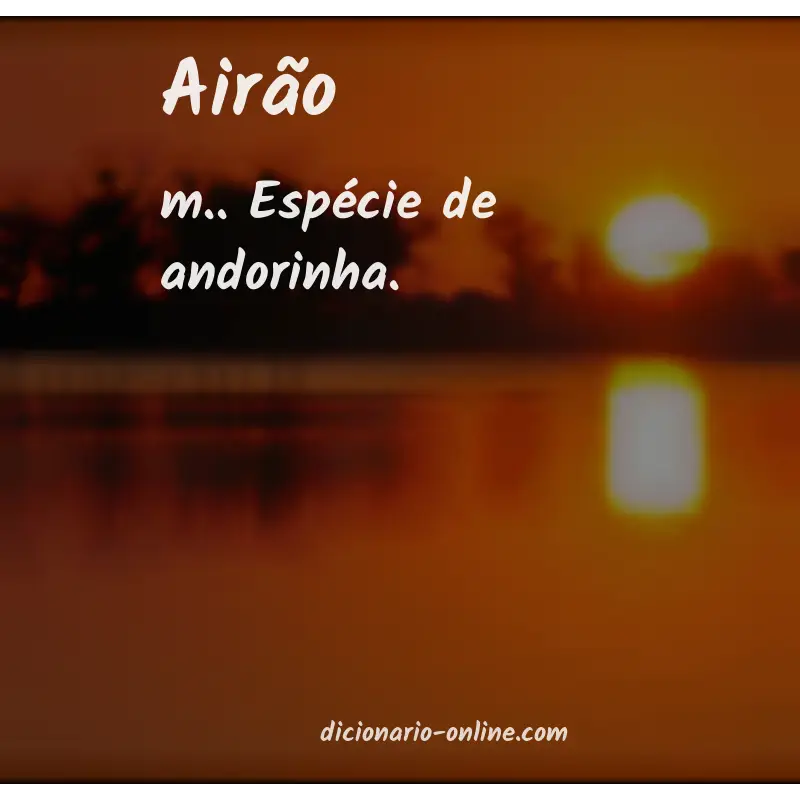 Significado de airão