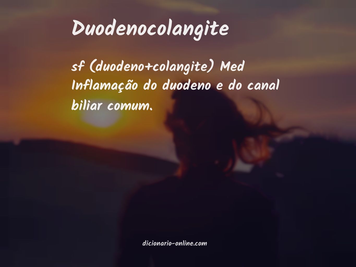 Significado de duodenocolangite