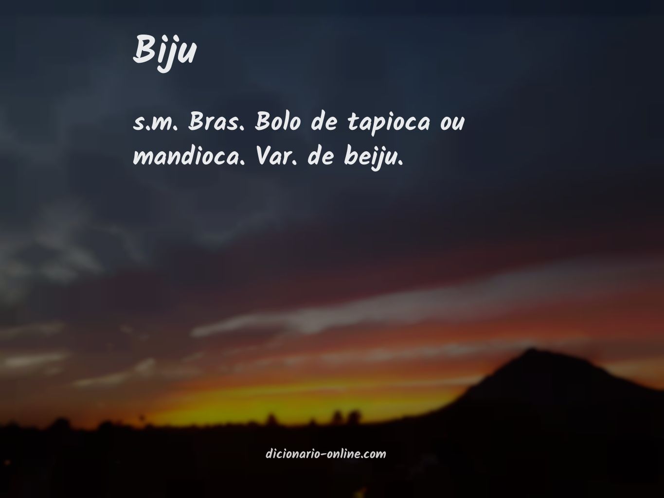 Significado de biju