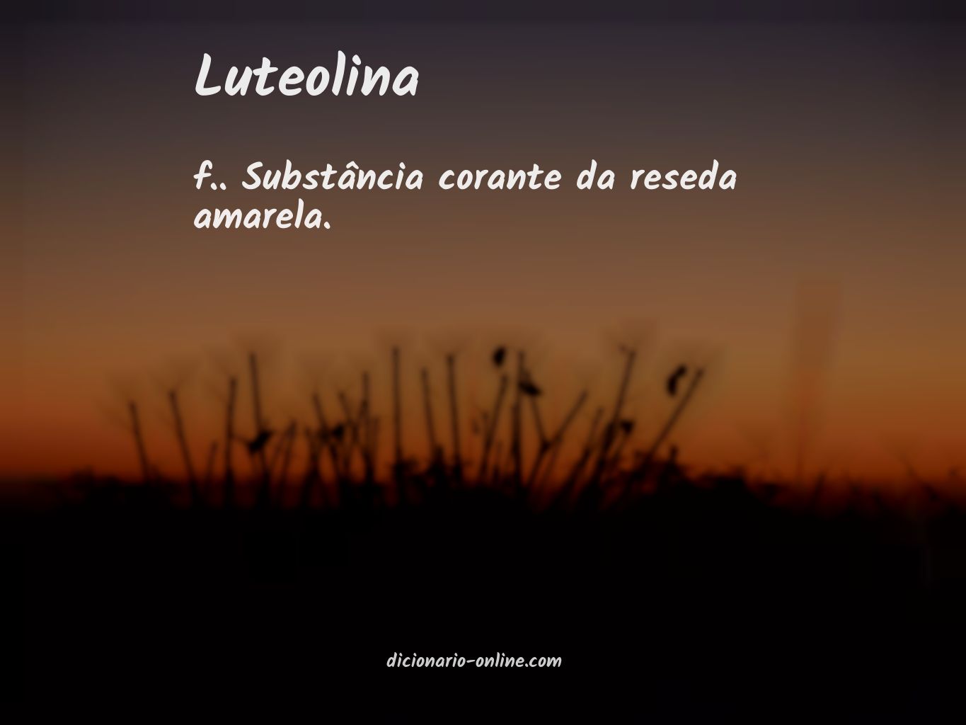 Significado de luteolina