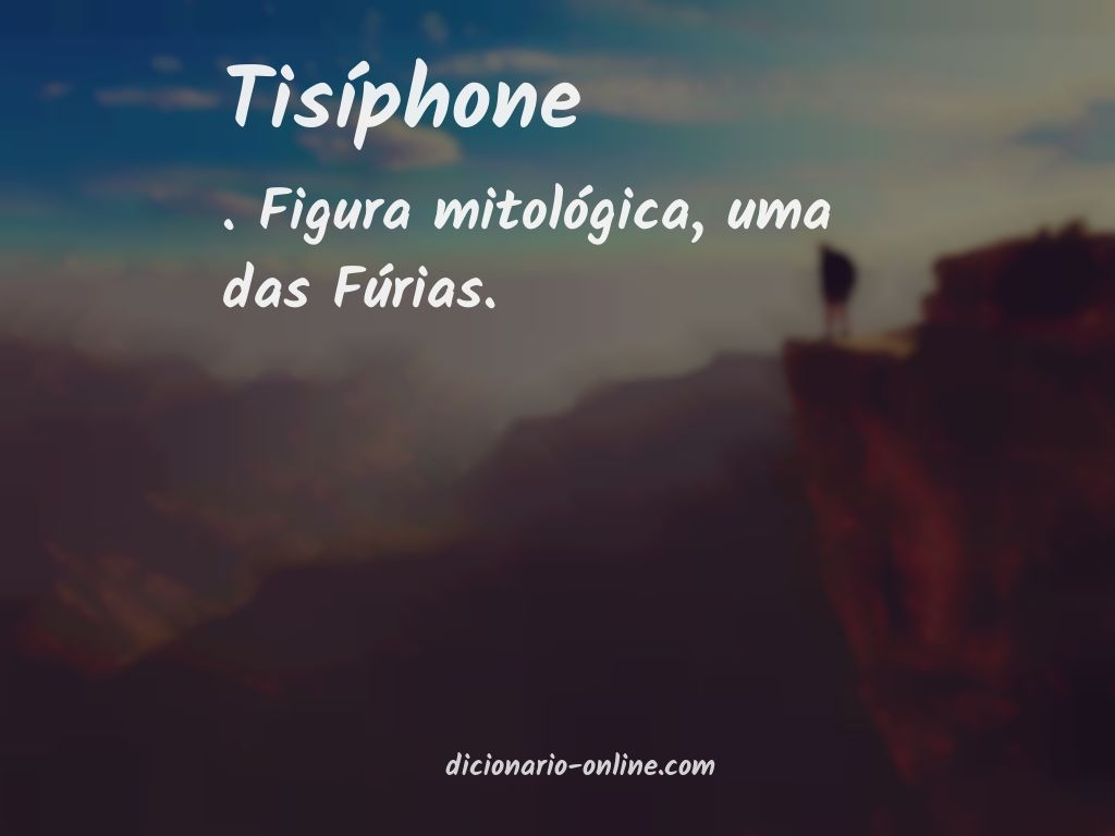 Significado de tisíphone