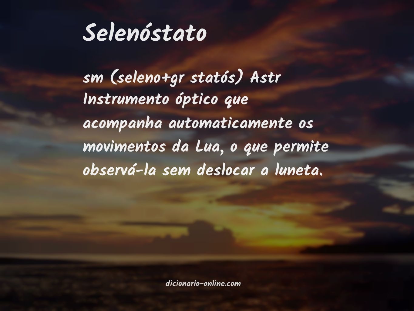 Significado de selenóstato