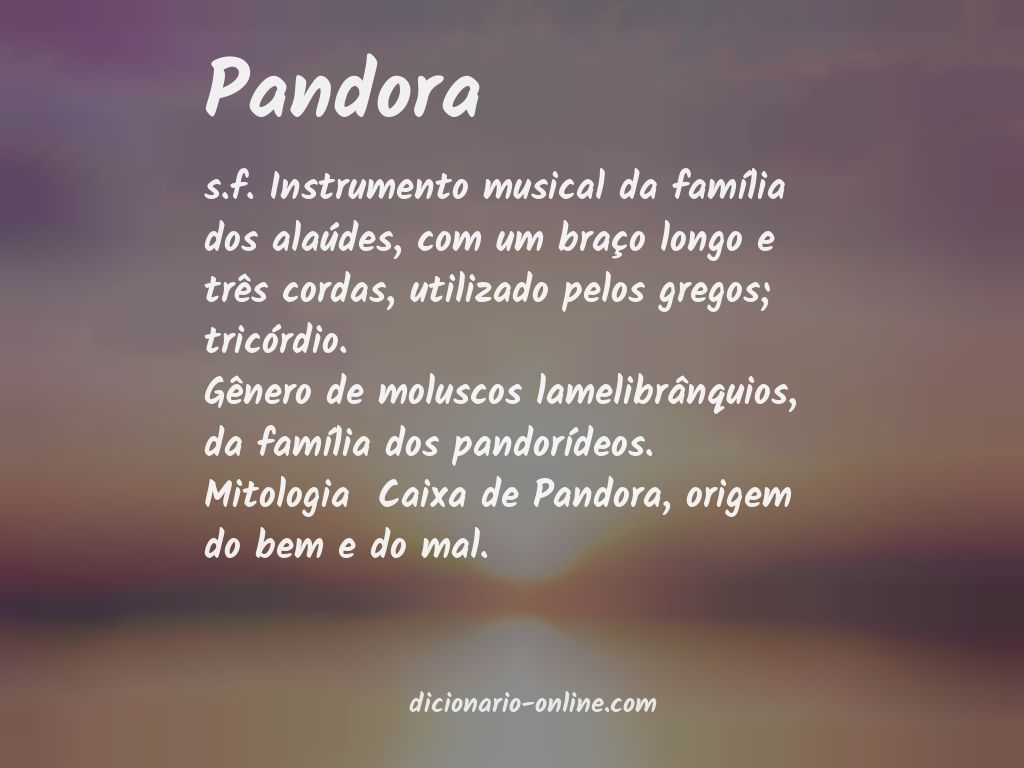 Significado de pandora