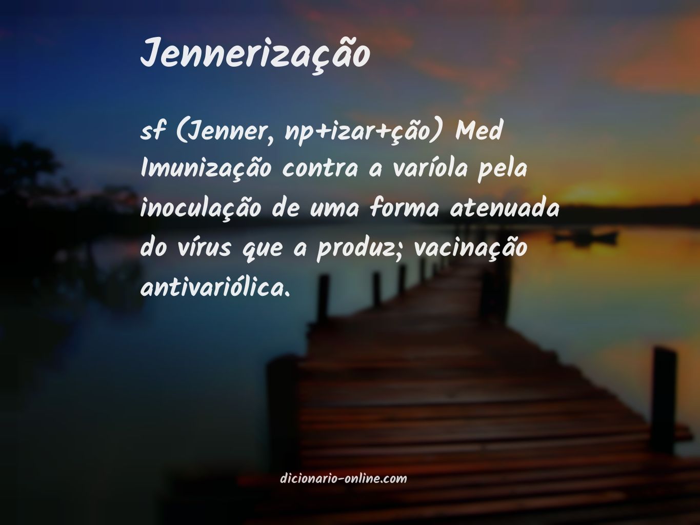 Significado de jennerização