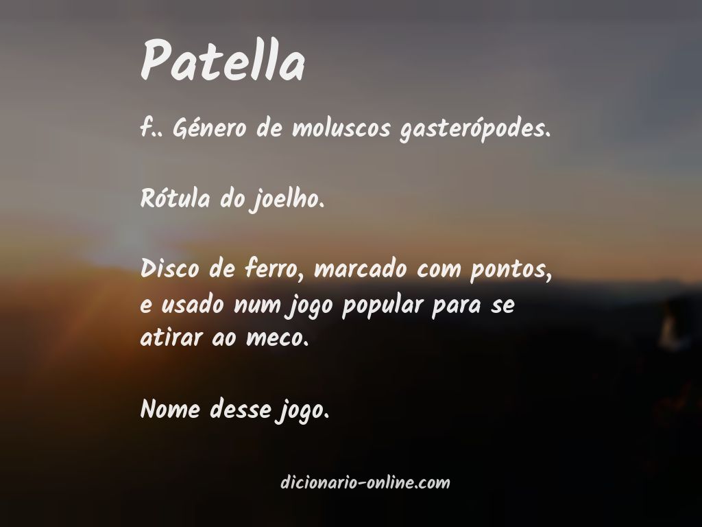 Significado de patella