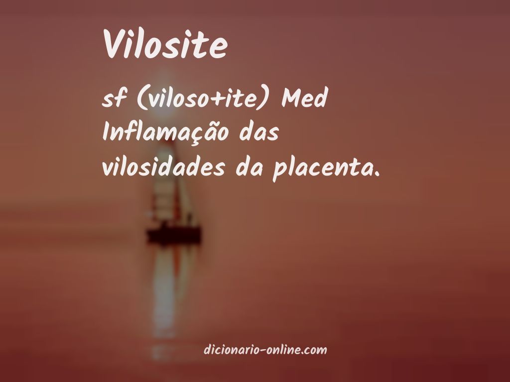 Significado de vilosite