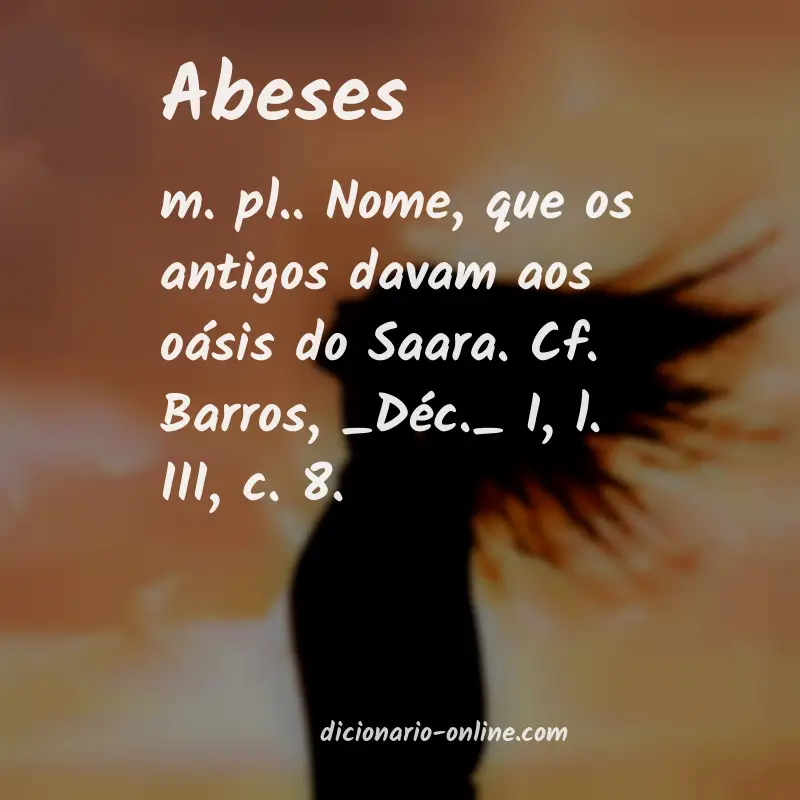 Significado de abeses