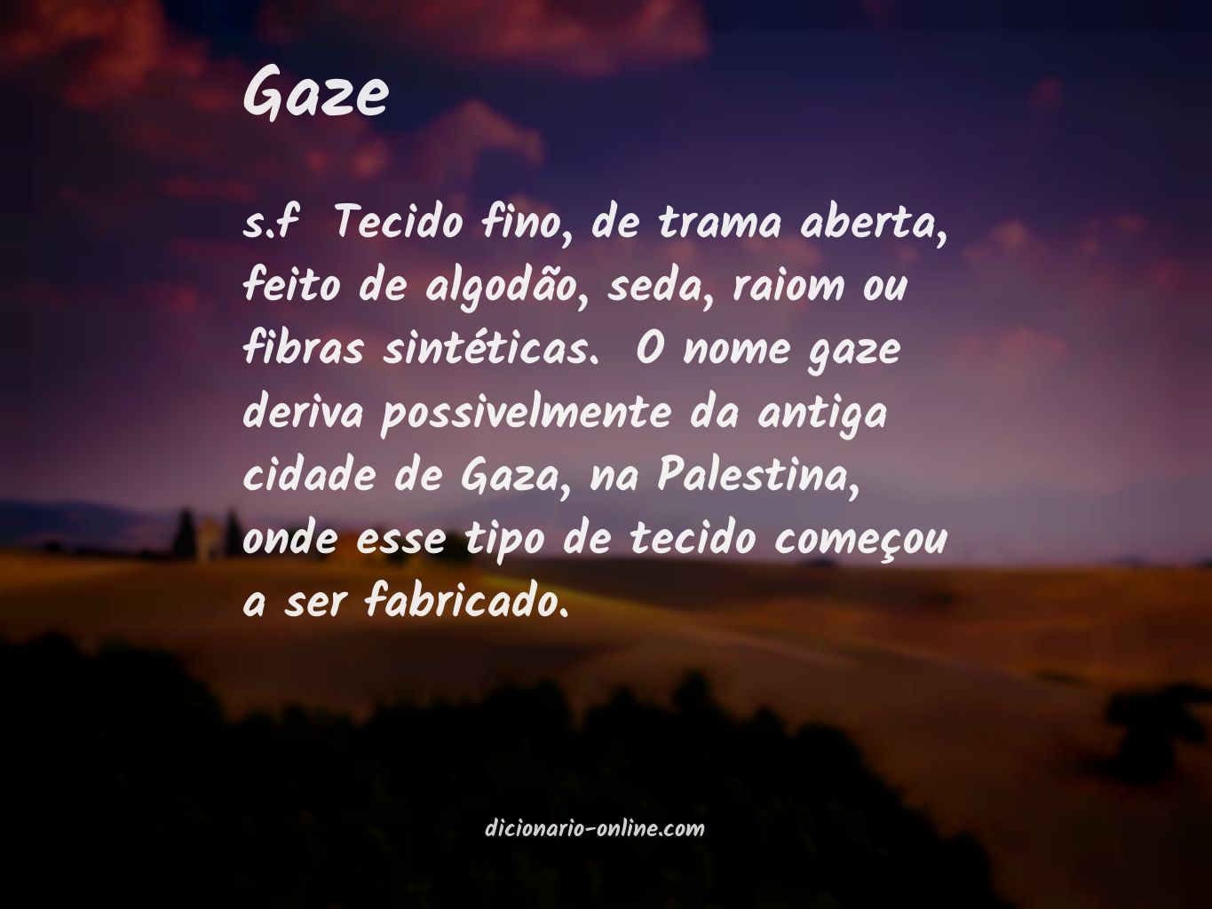 Significado de gaze