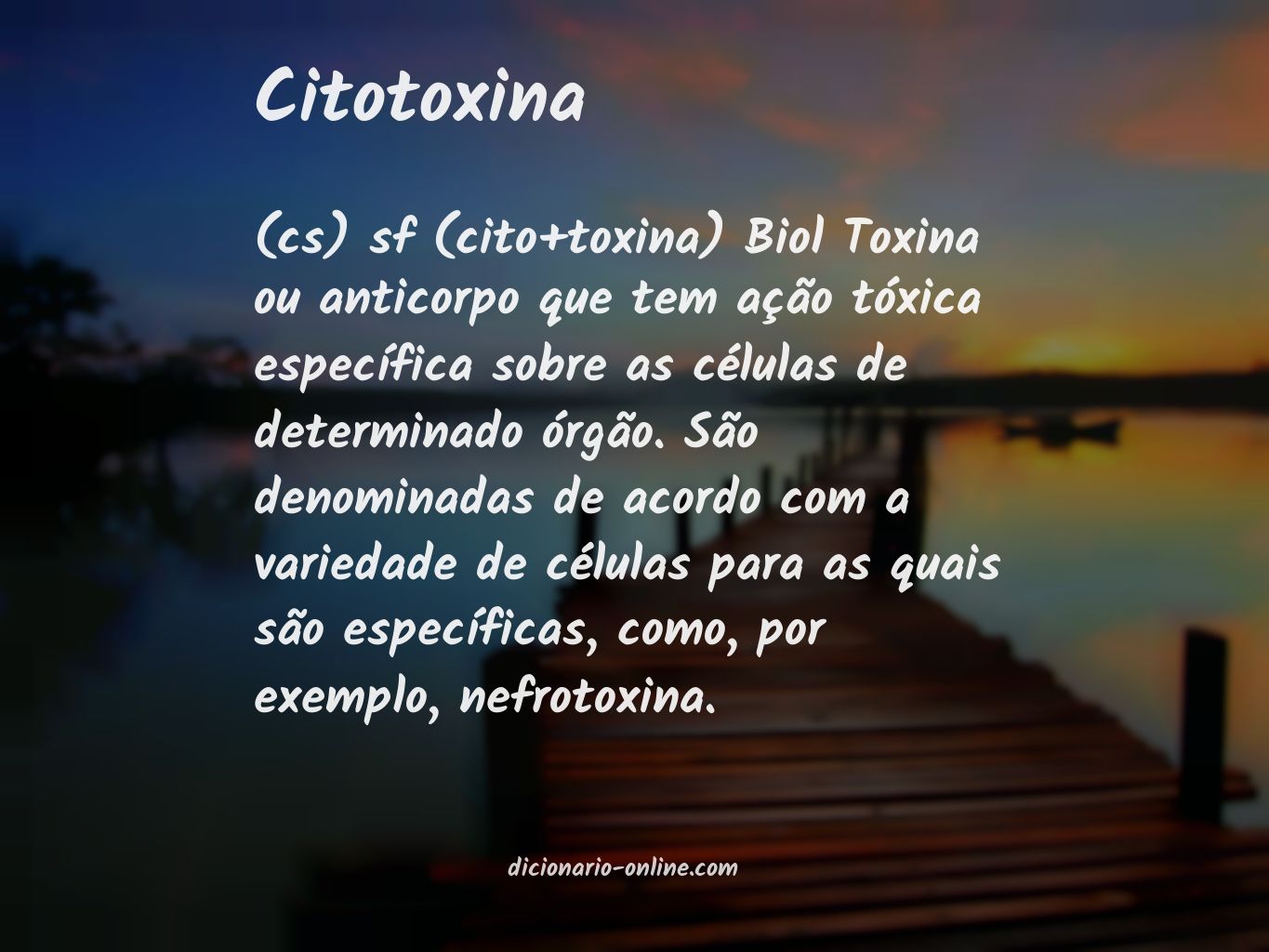 Significado de citotoxina