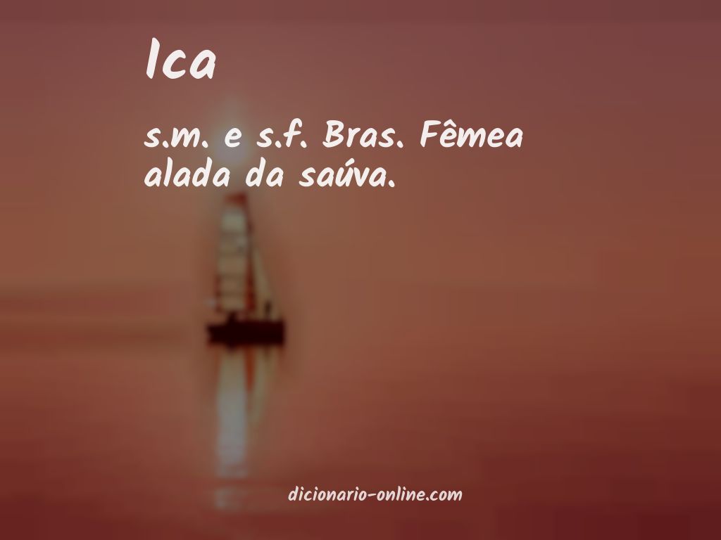 Significado de ica