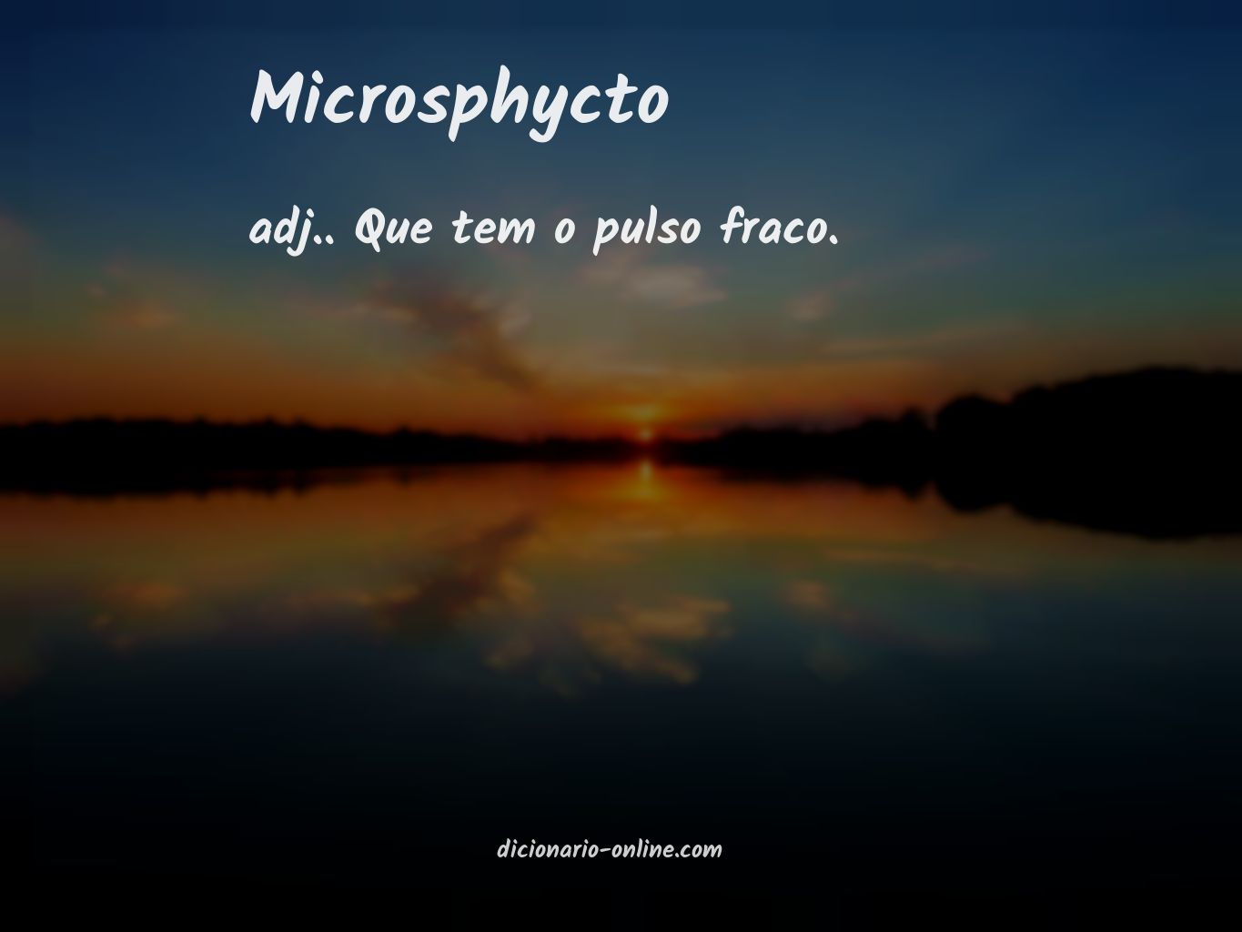 Significado de microsphycto