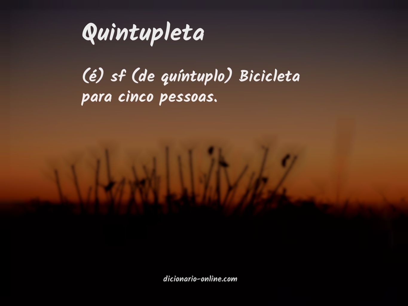 Significado de quintupleta