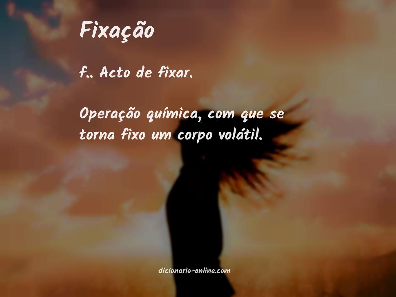 Significado de fixação