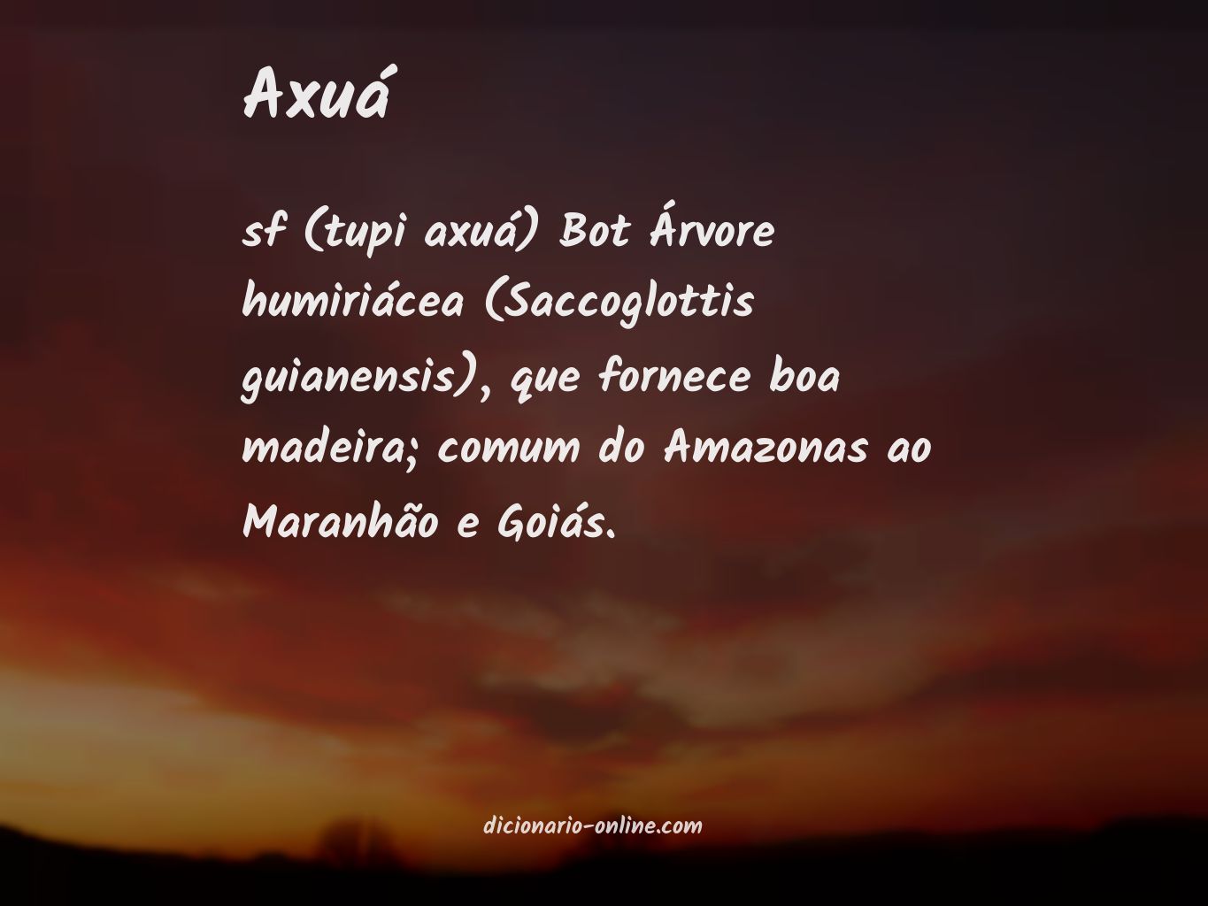 Significado de axuá