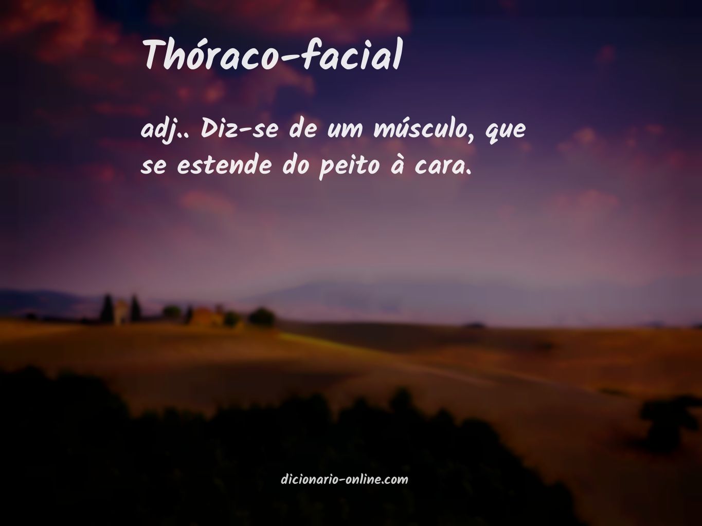 Significado de thóraco-facial