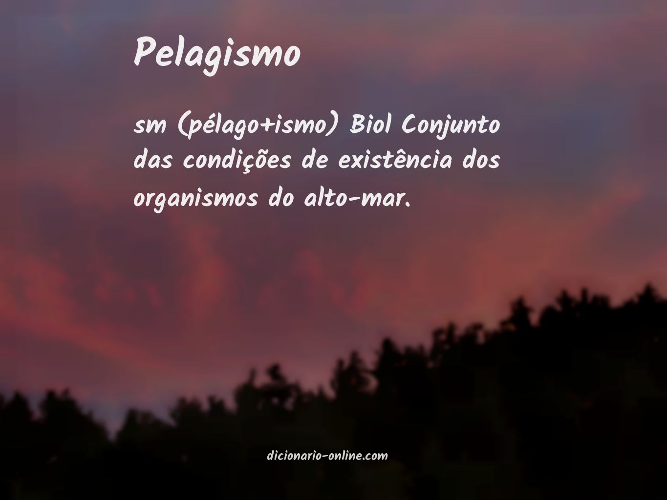 Significado de pelagismo