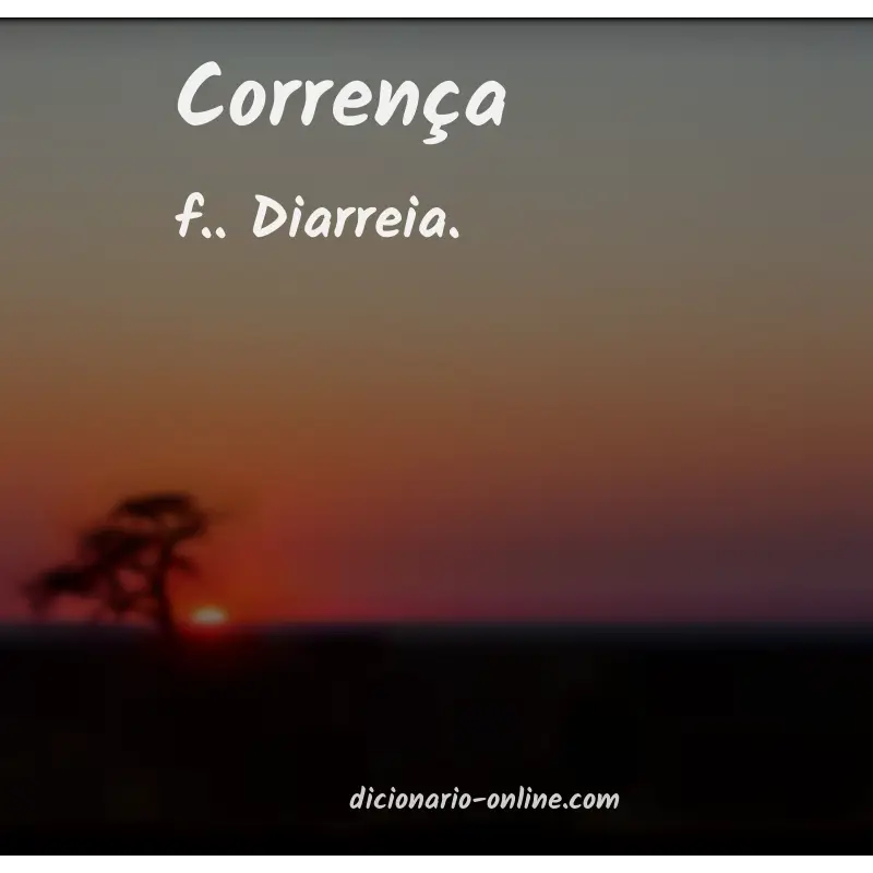 Significado de corrença