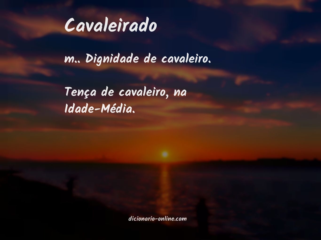 Significado de cavaleirado