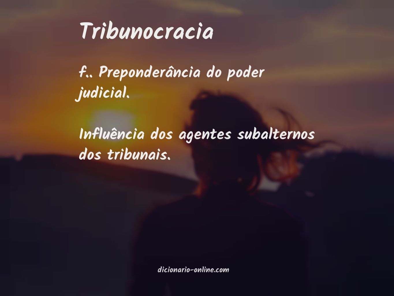 Significado de tribunocracia