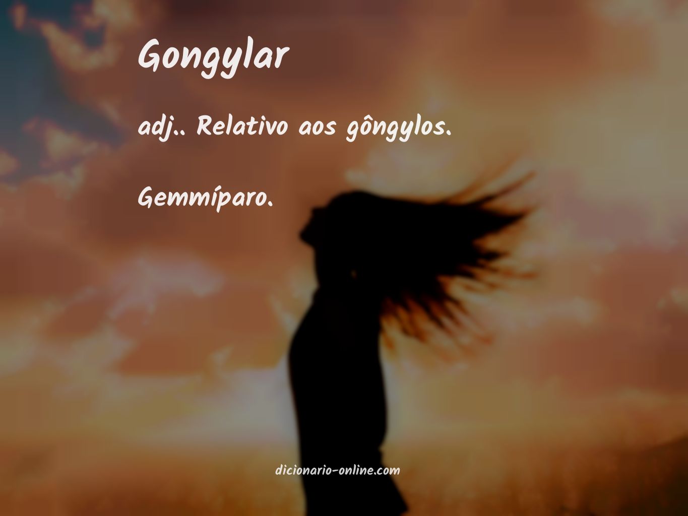Significado de gongylar