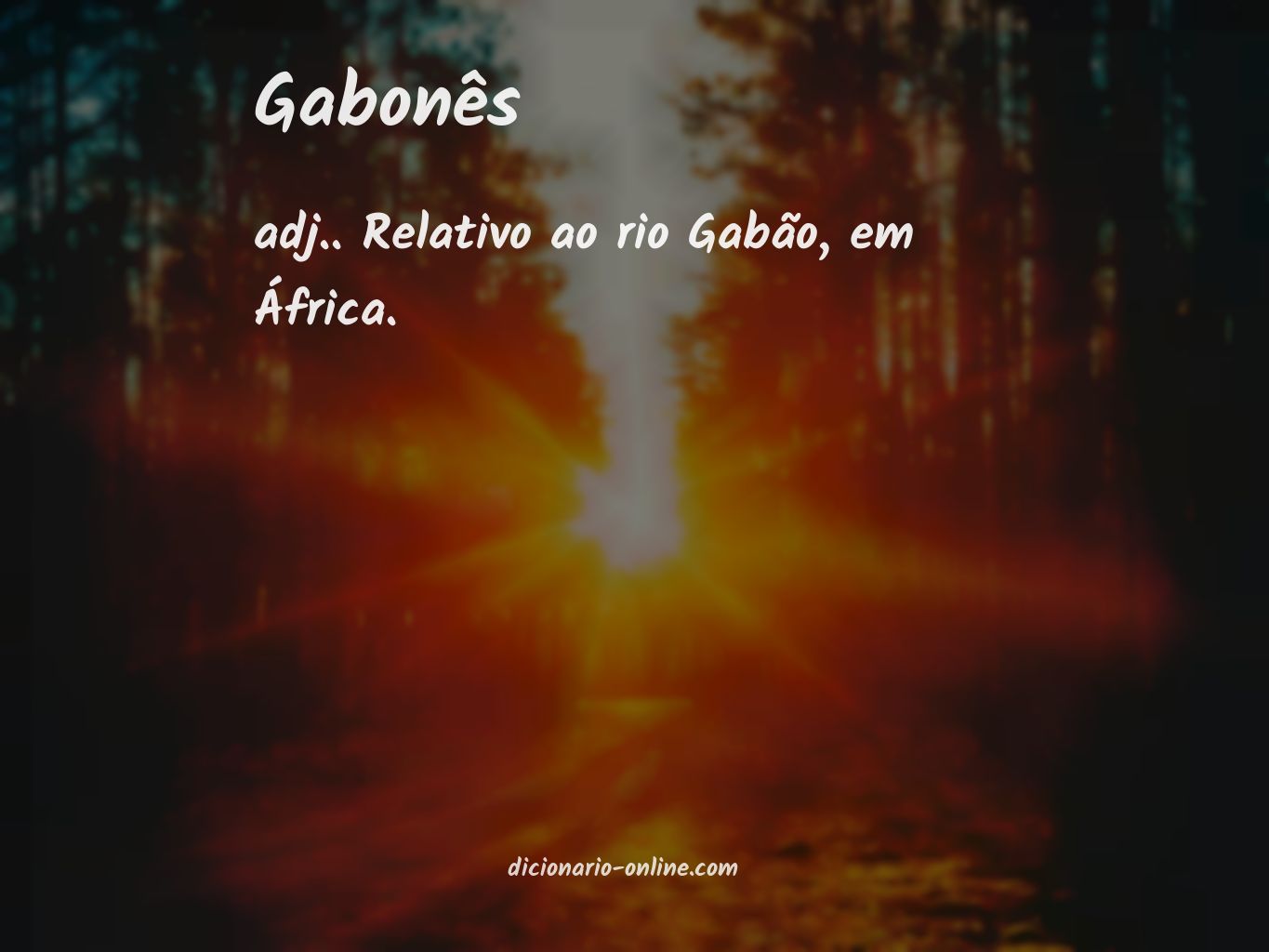 Significado de gabonês