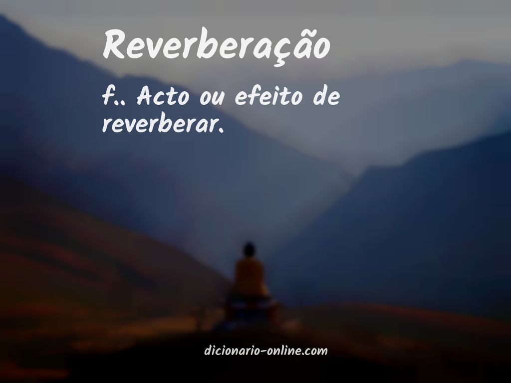 Significado de reverberação