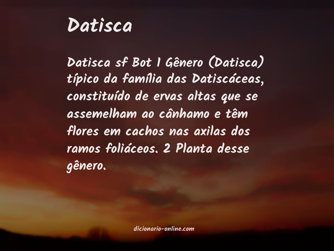 Significado de datisca