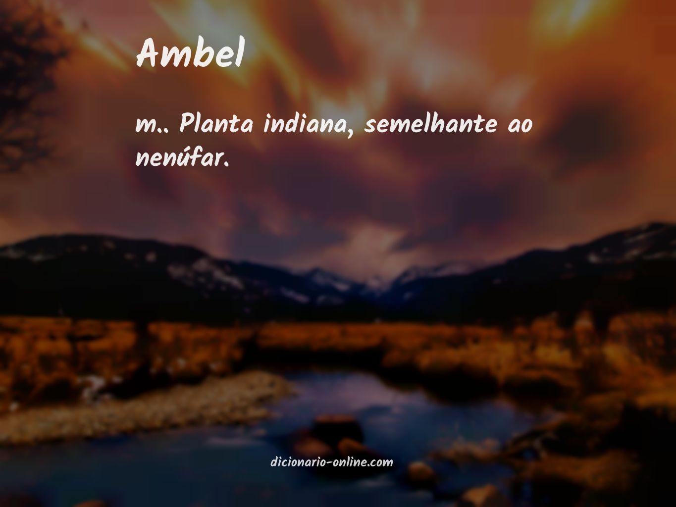 Significado de ambel