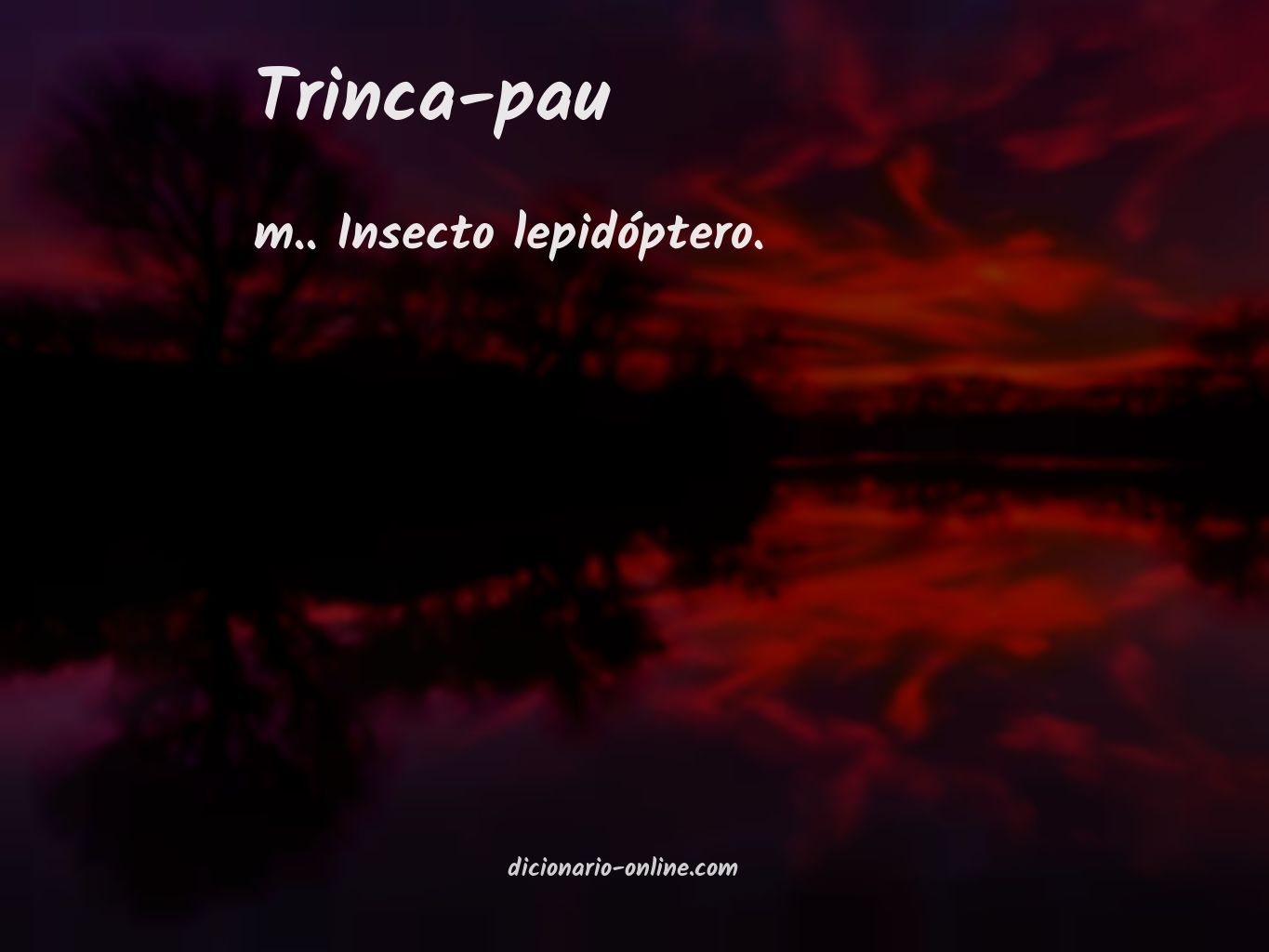 Significado de trinca-pau