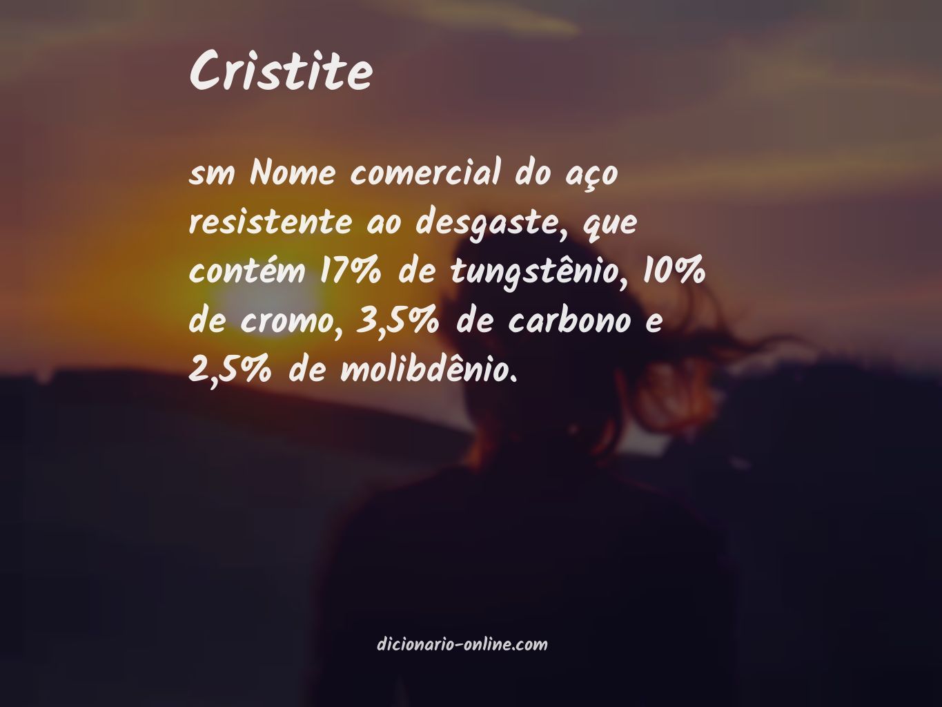 Significado de cristite