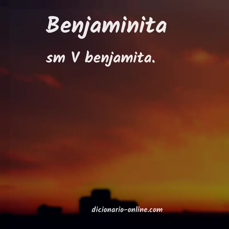 Significado de benjaminita