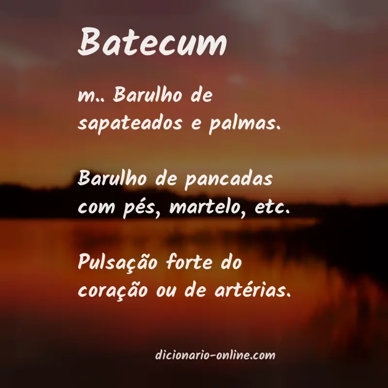 Significado de batecum