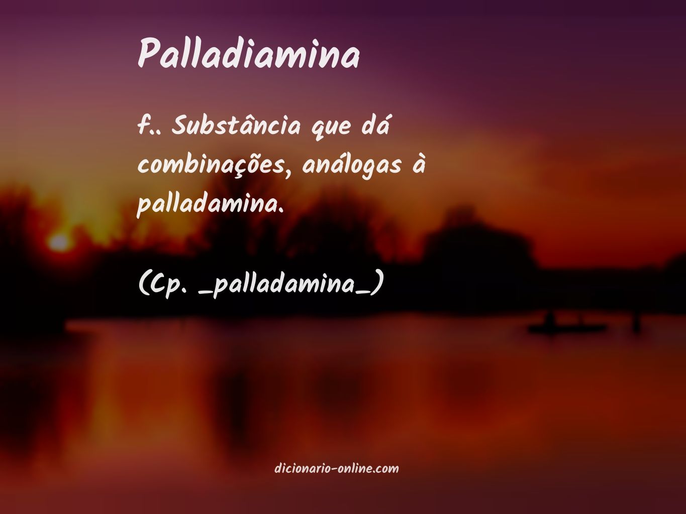 Significado de palladiamina