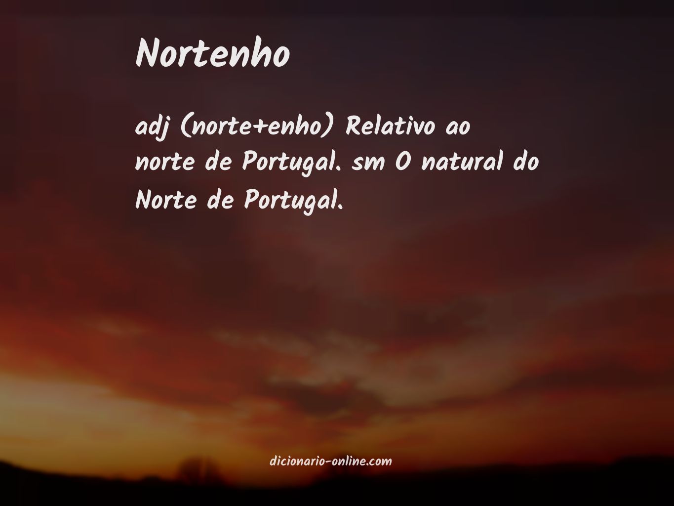 Significado de nortenho