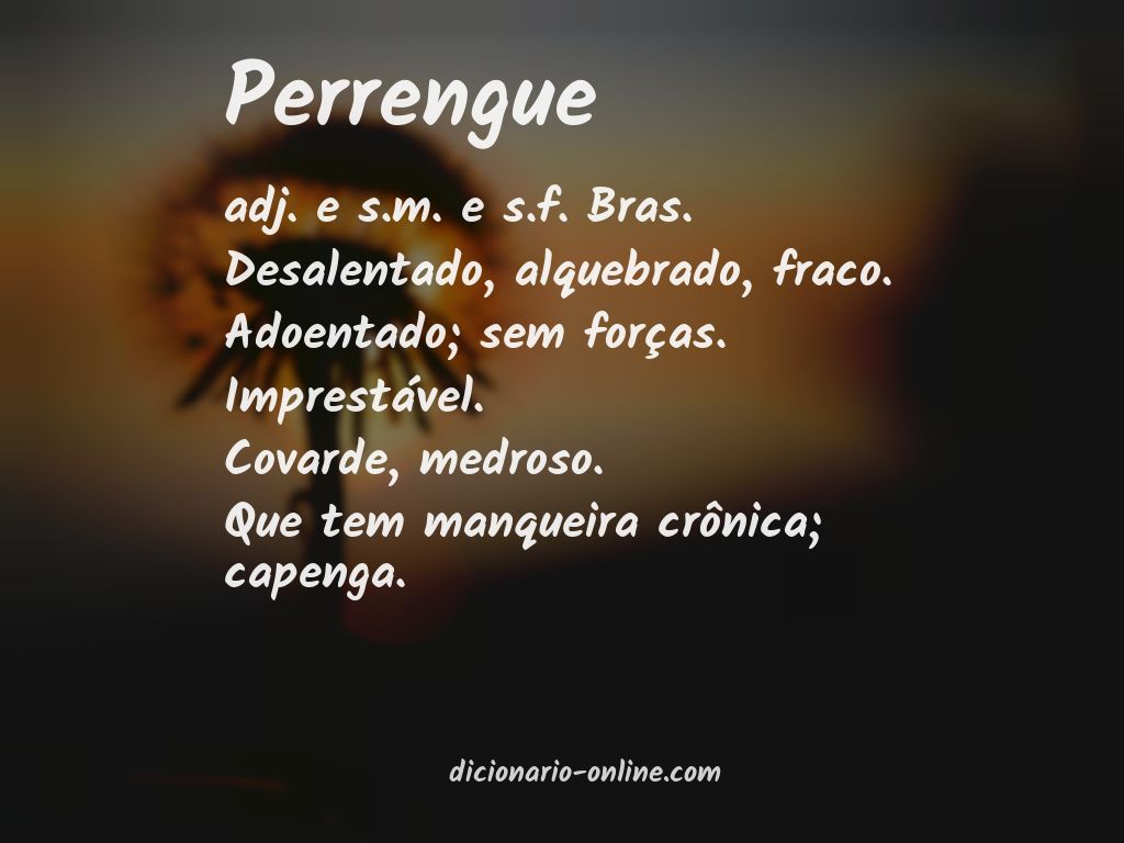 Significado de perrengue