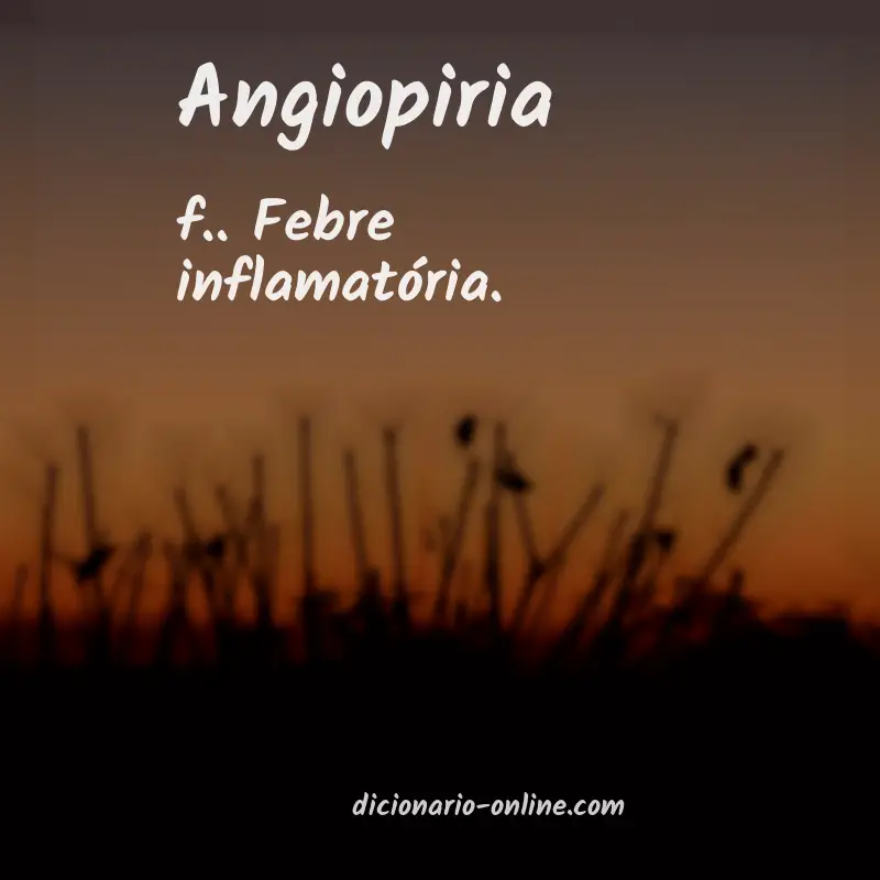 Significado de angiopiria