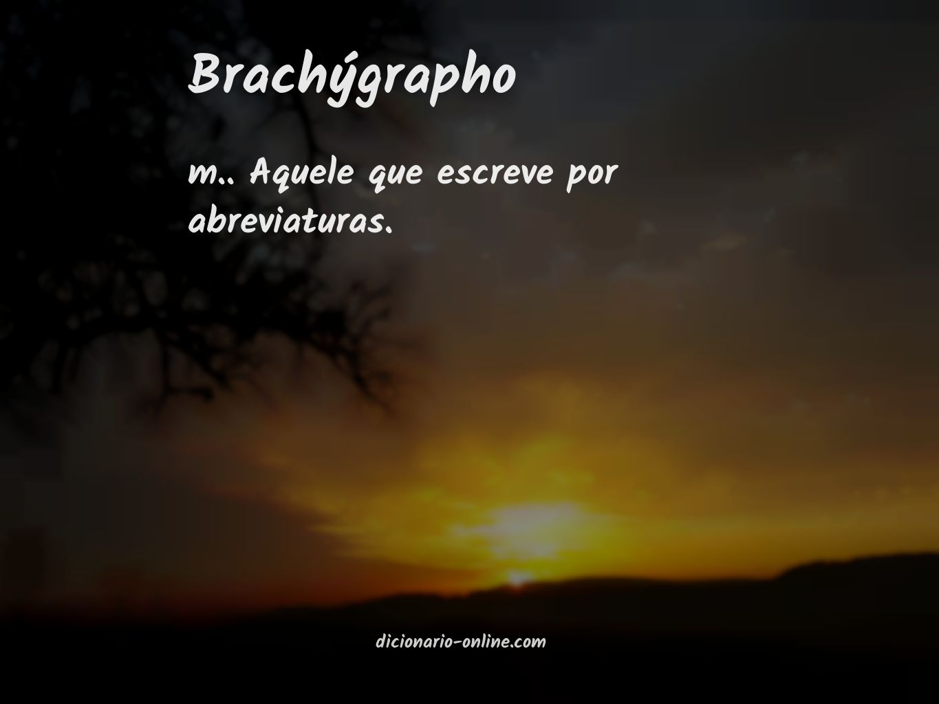 Significado de brachýgrapho