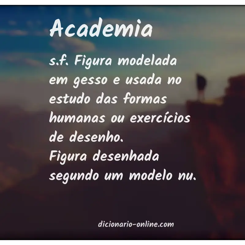 Significado de academia