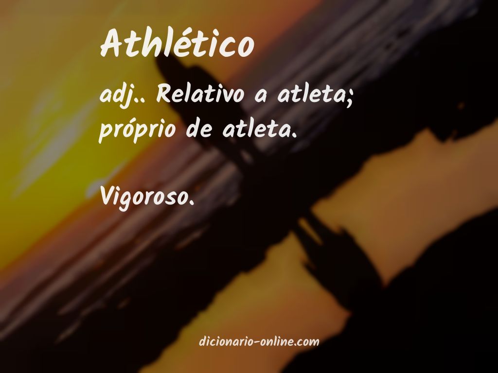 Significado de athlético