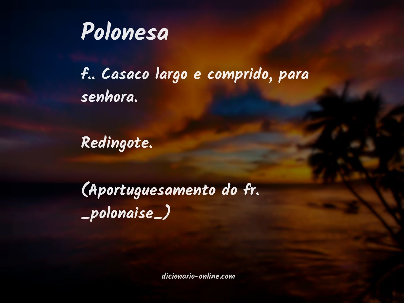 Significado de polonesa