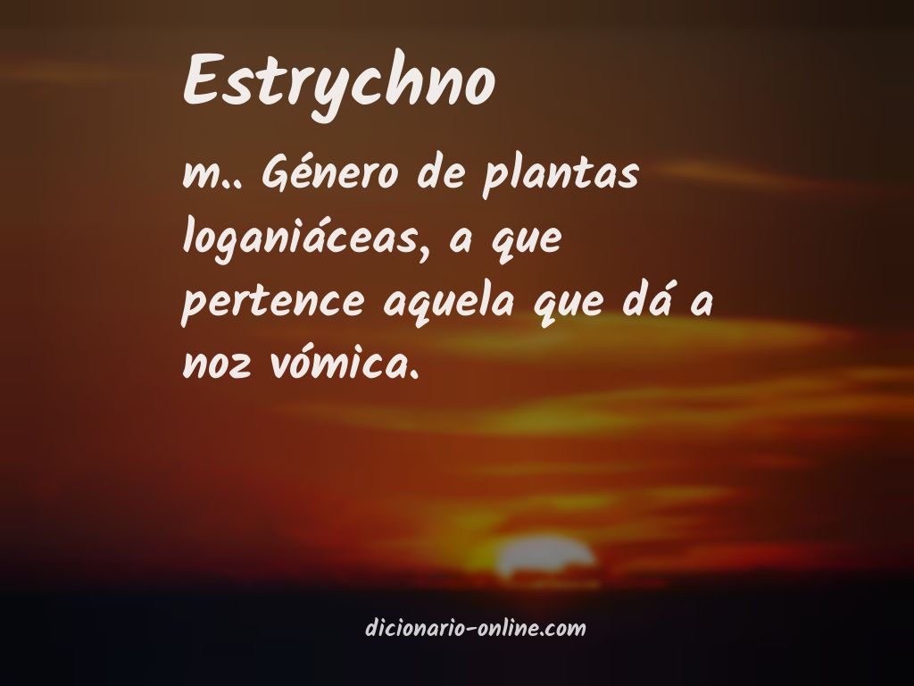 Significado de estrychno