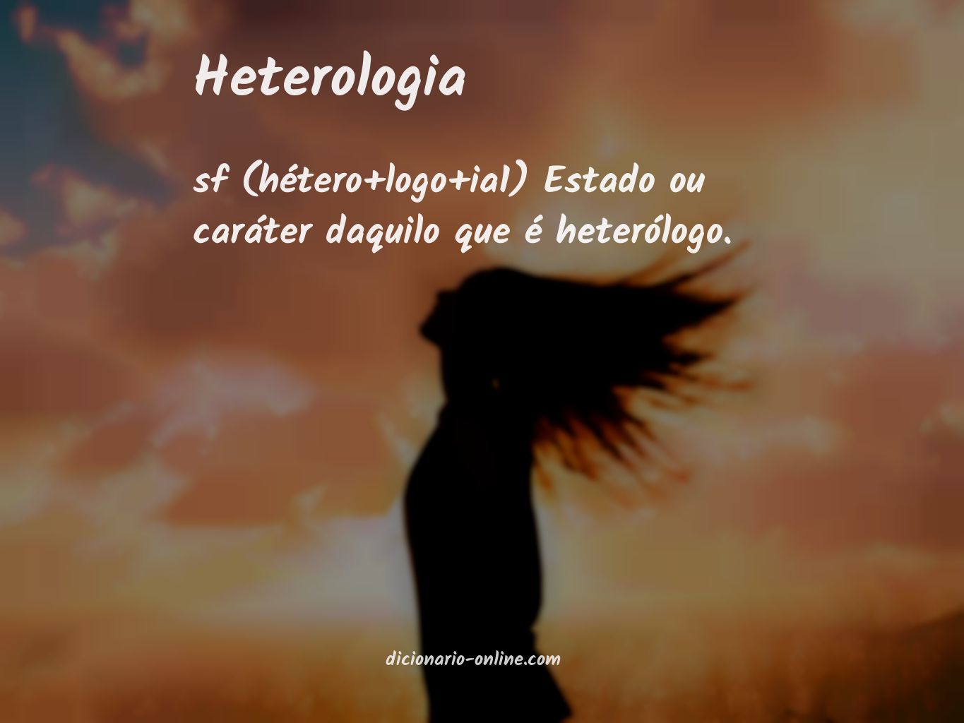 Significado de heterologia