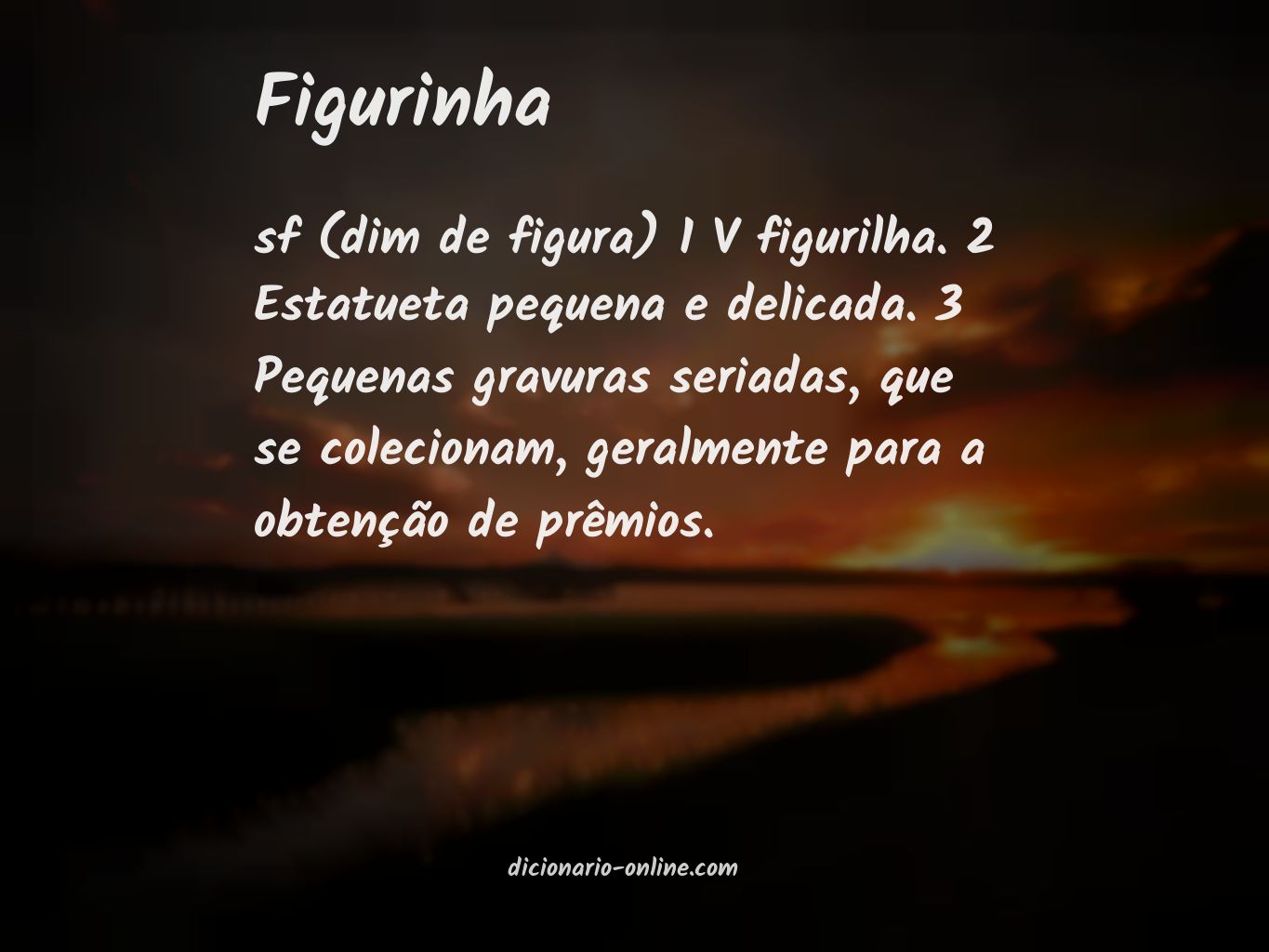 Significado de figurinha