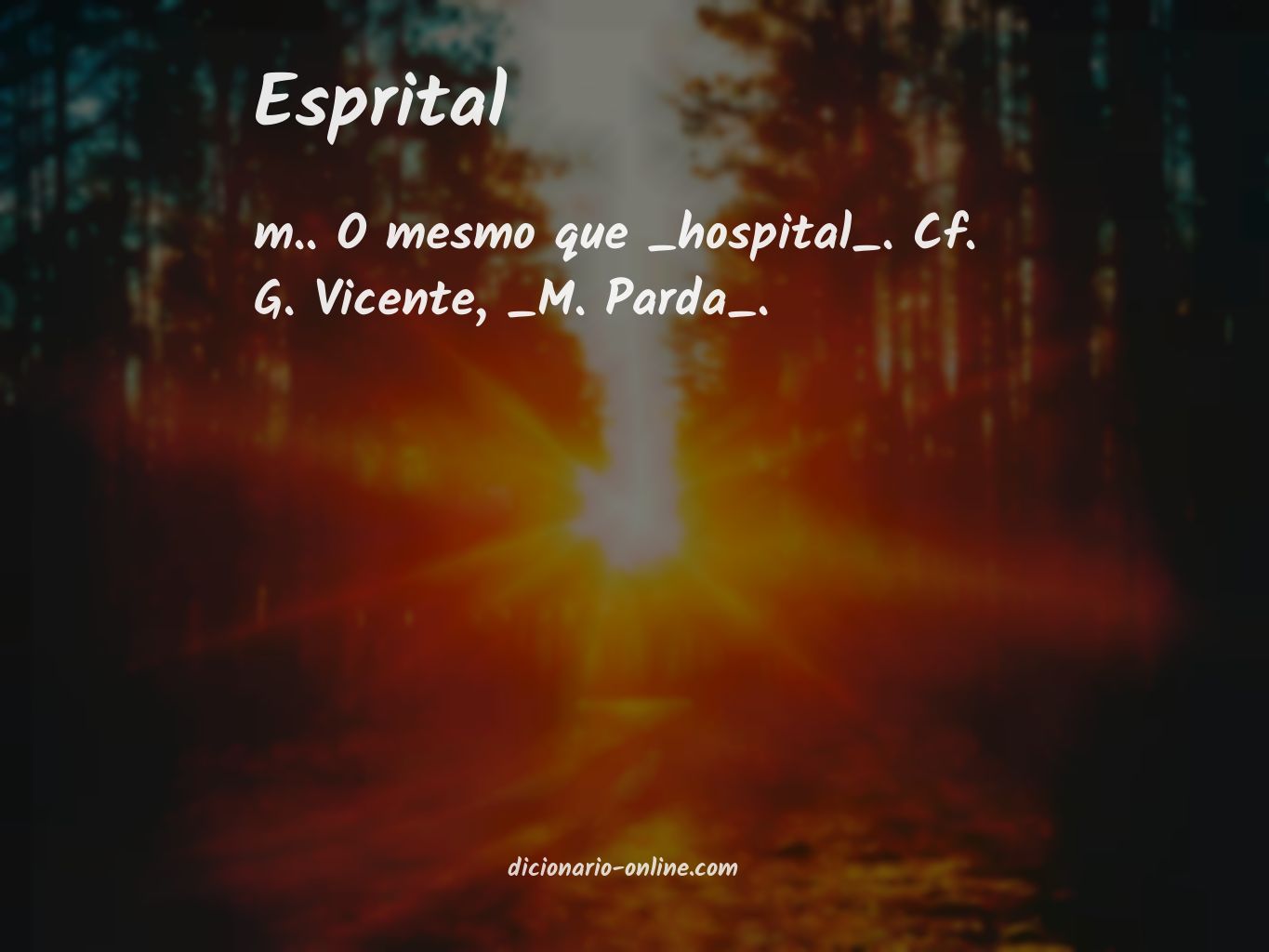 Significado de esprital