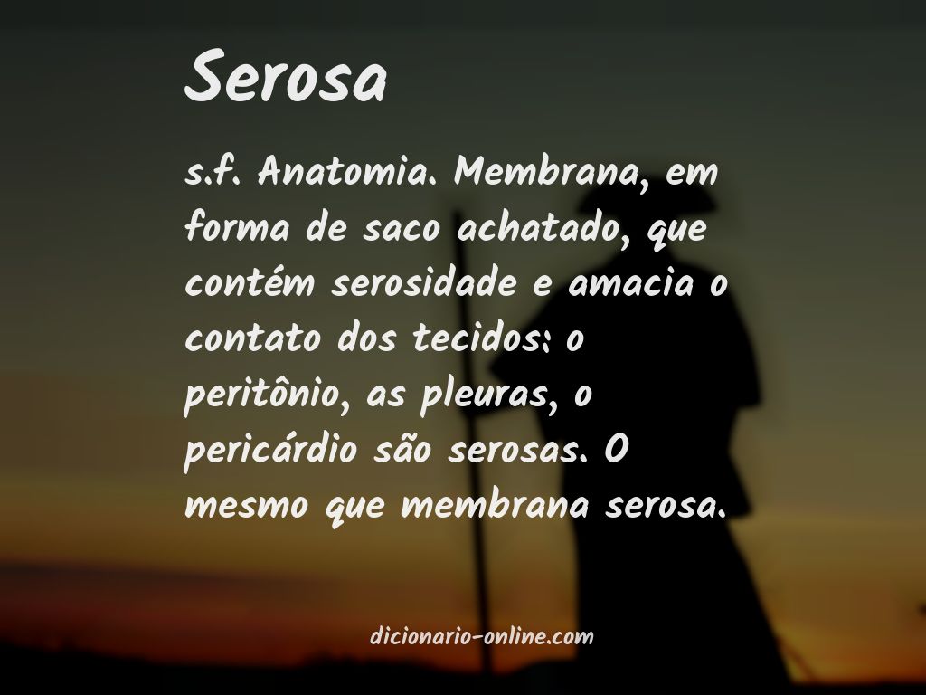 Significado de serosa