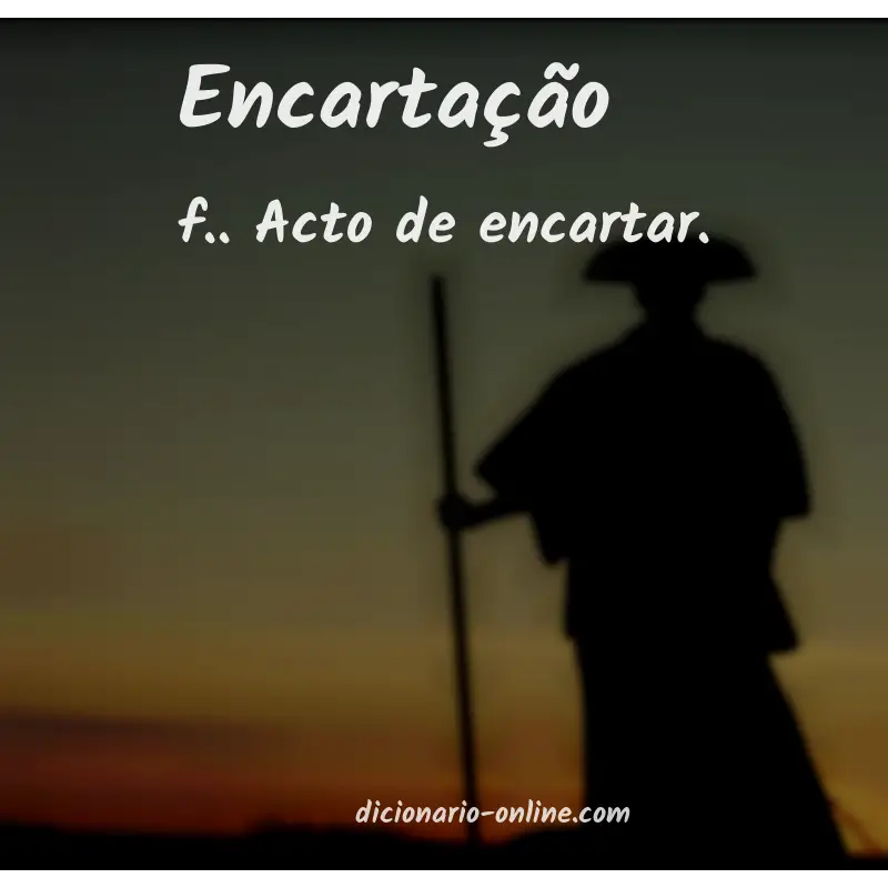 Significado de encartação