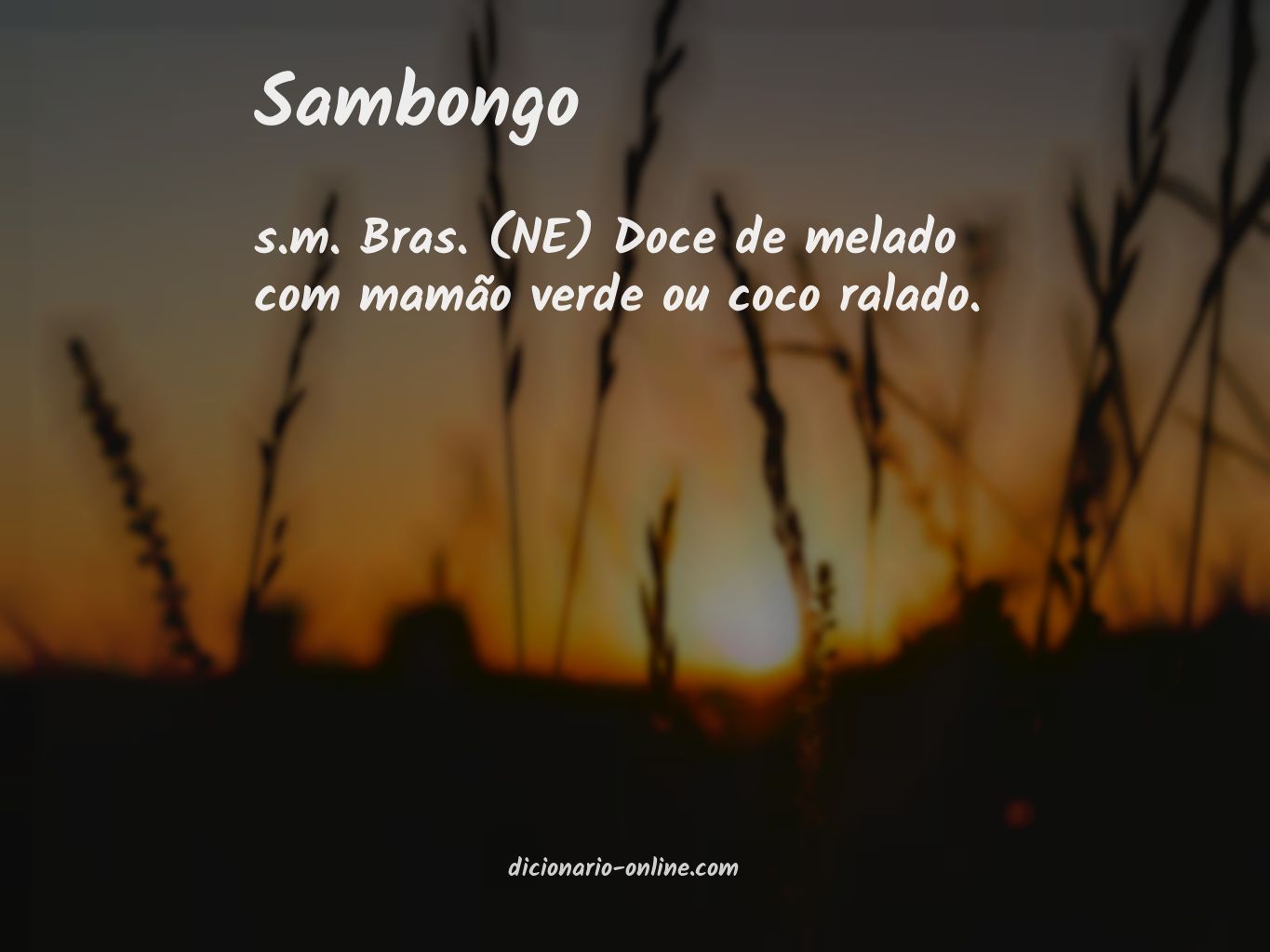 Significado de sambongo