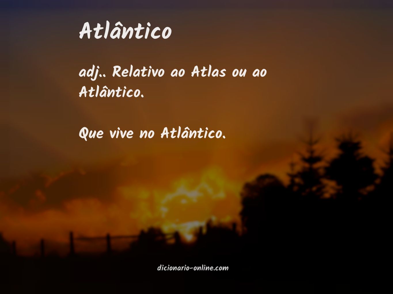 Significado de atlântico