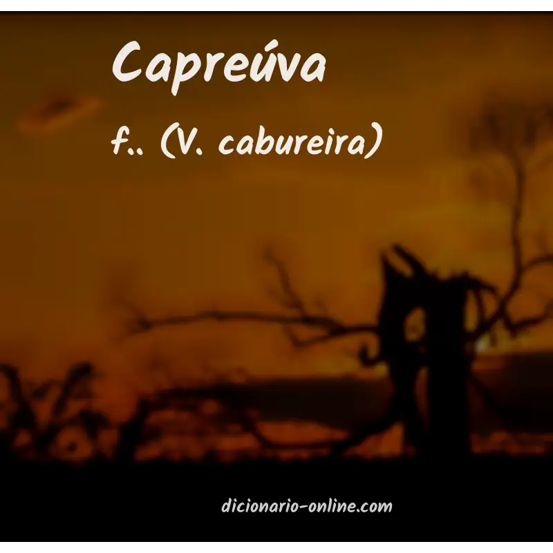 Significado de capreúva